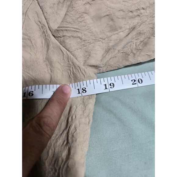 Croft and barrow size 6 women's tan printed blazer - Picture 8 of 9